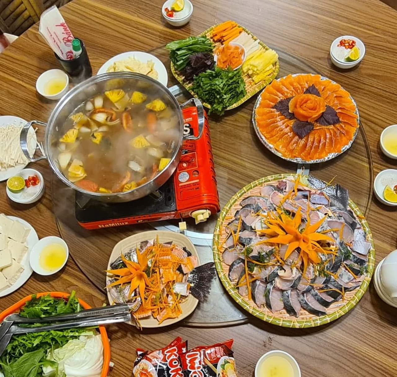 Lẩu cá tầm Sapa